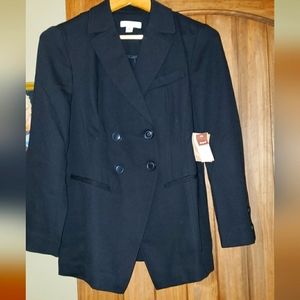 Brand new Coldwater Creek petite 10 navy riding jacket